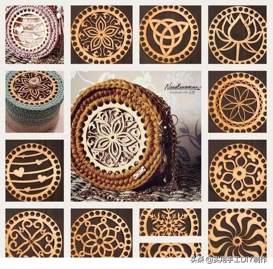 各种圆包包的钩织教程,多种漂亮包包的钩织图解