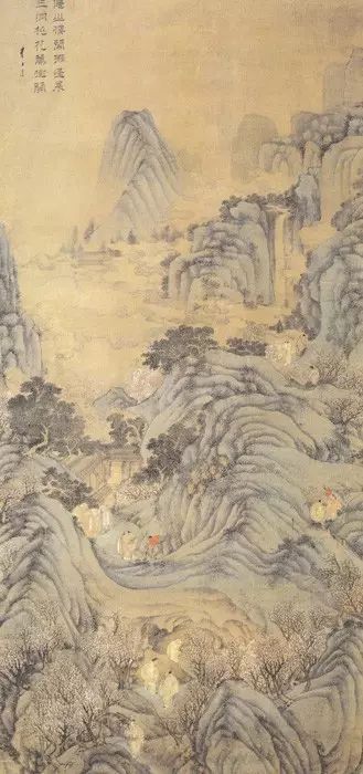 明代夏芷国画山水作品高清大图,明代100幅山水精品赏析第二辑
