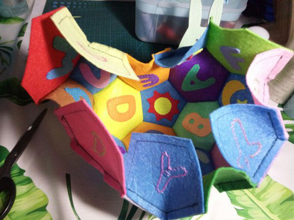 不织布足球制作过程,不织布足球做法