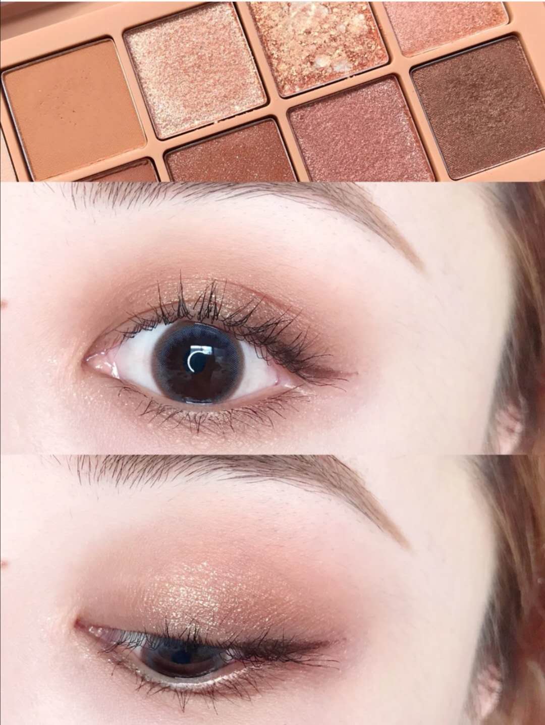 戴口罩眼影画法,戴口罩眼妆大地色眼影