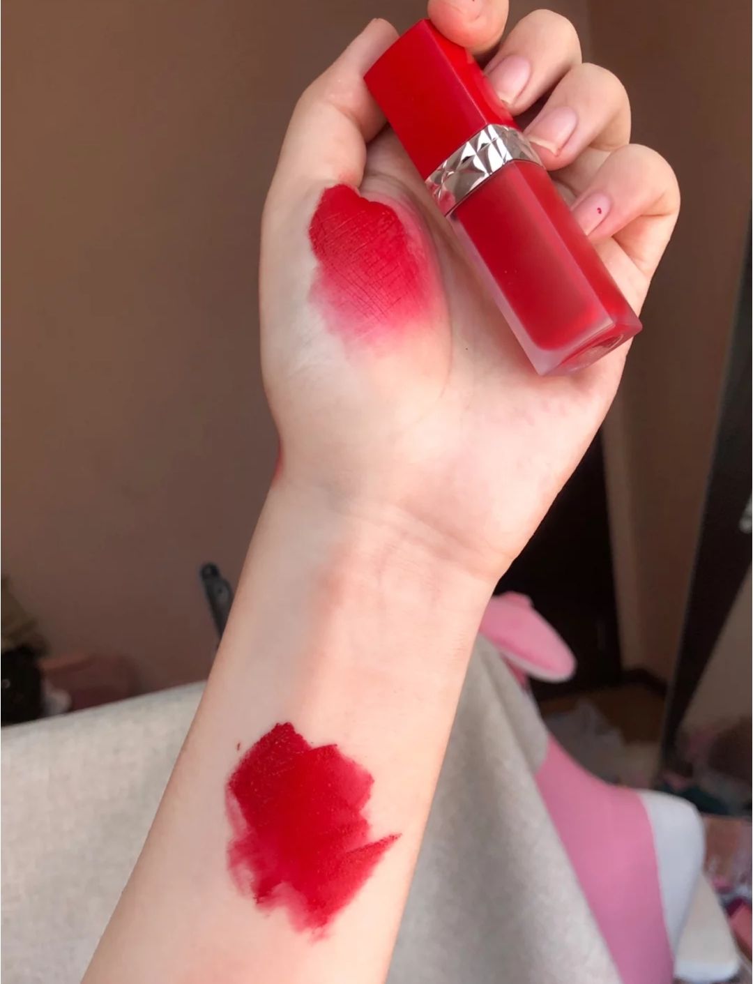 迪奥浆果色唇釉771,迪奥唇釉樱桃红