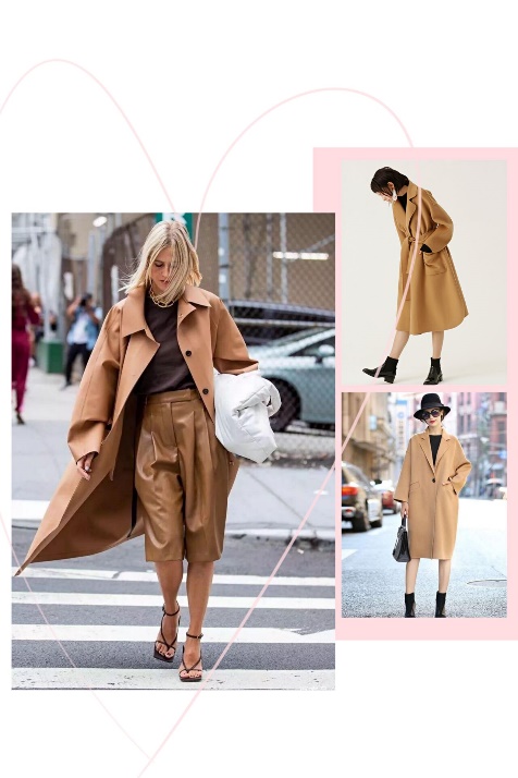 黑色和深咖色哪种颜色适合秋冬穿,浅的奶茶色在冬天里穿颇显氛围感