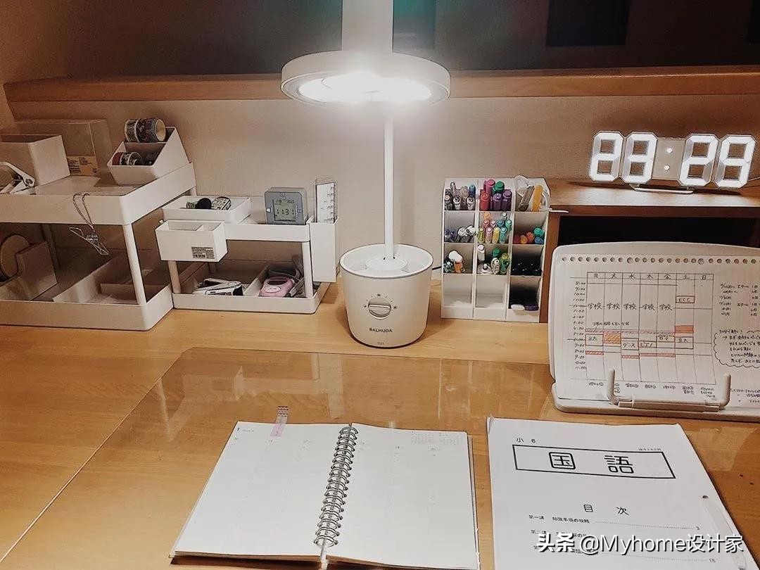 100件实用貌美书桌收纳,收纳书桌方法日本