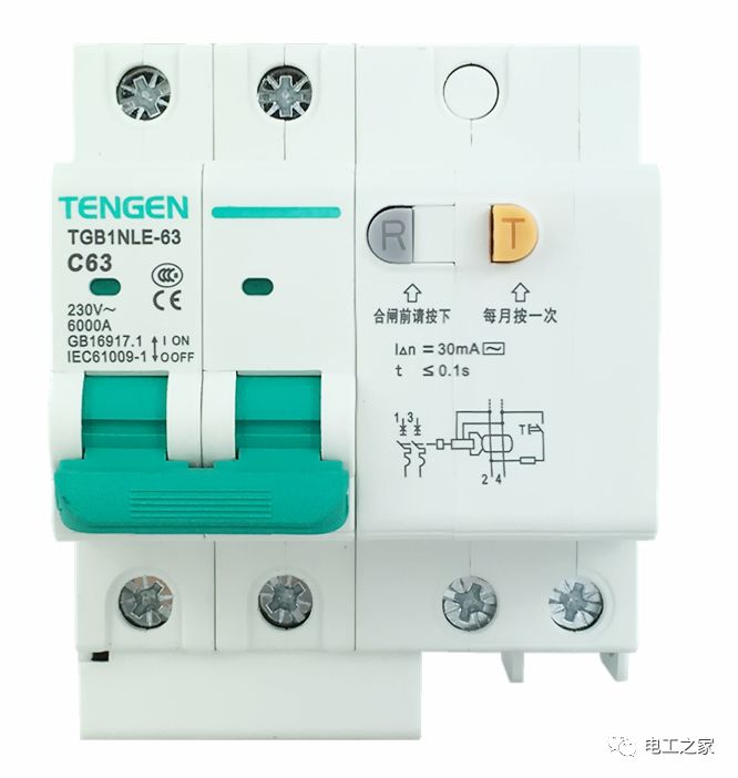 漏电开关上ln与lno是什么,漏电开关的ln代表什么