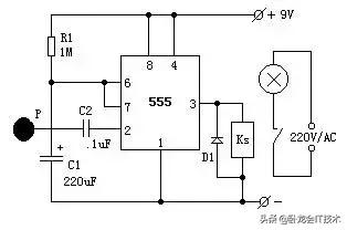 555定时器实际应用电路,555定时器有开关功能吗