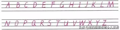 英语字母书写笔顺与音标高清图片,英文字母表26个字母书写的笔顺