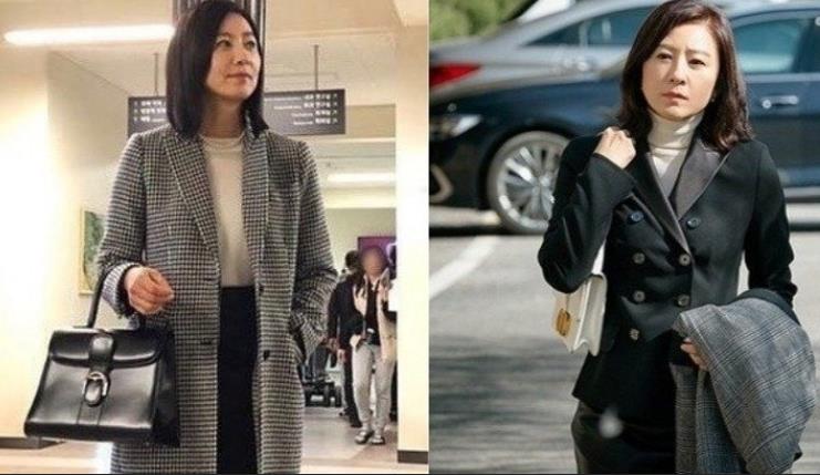 女神*用御**包！《夫妻的世界》金喜爱、朴敏英都爱背的JoyGryson