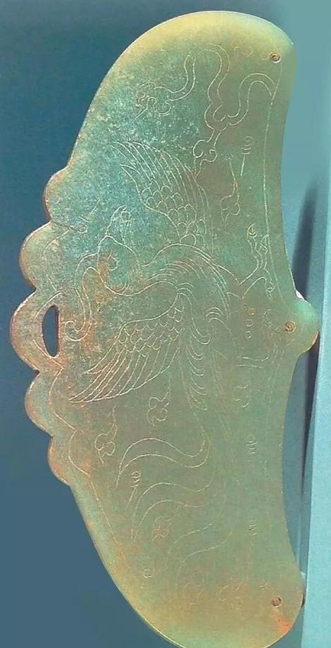 古玉凤鸟各时期特征,凤鸟图案的清代古玉