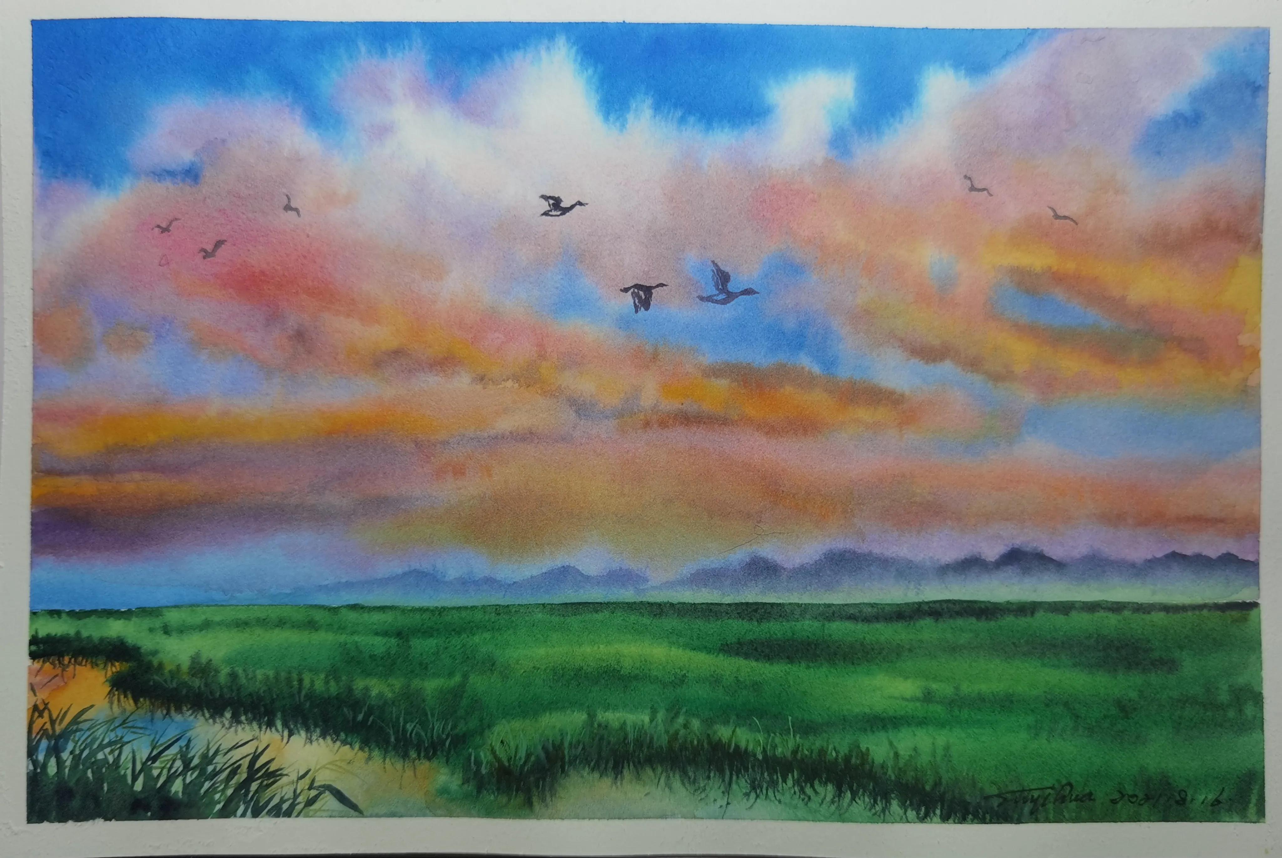 画吧画友作品欣赏,幸福原创画作品