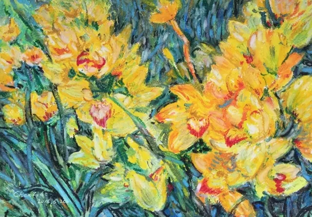 美术兴趣班油画棒创意范画3-5岁,100幅适合新手的油画棒作品