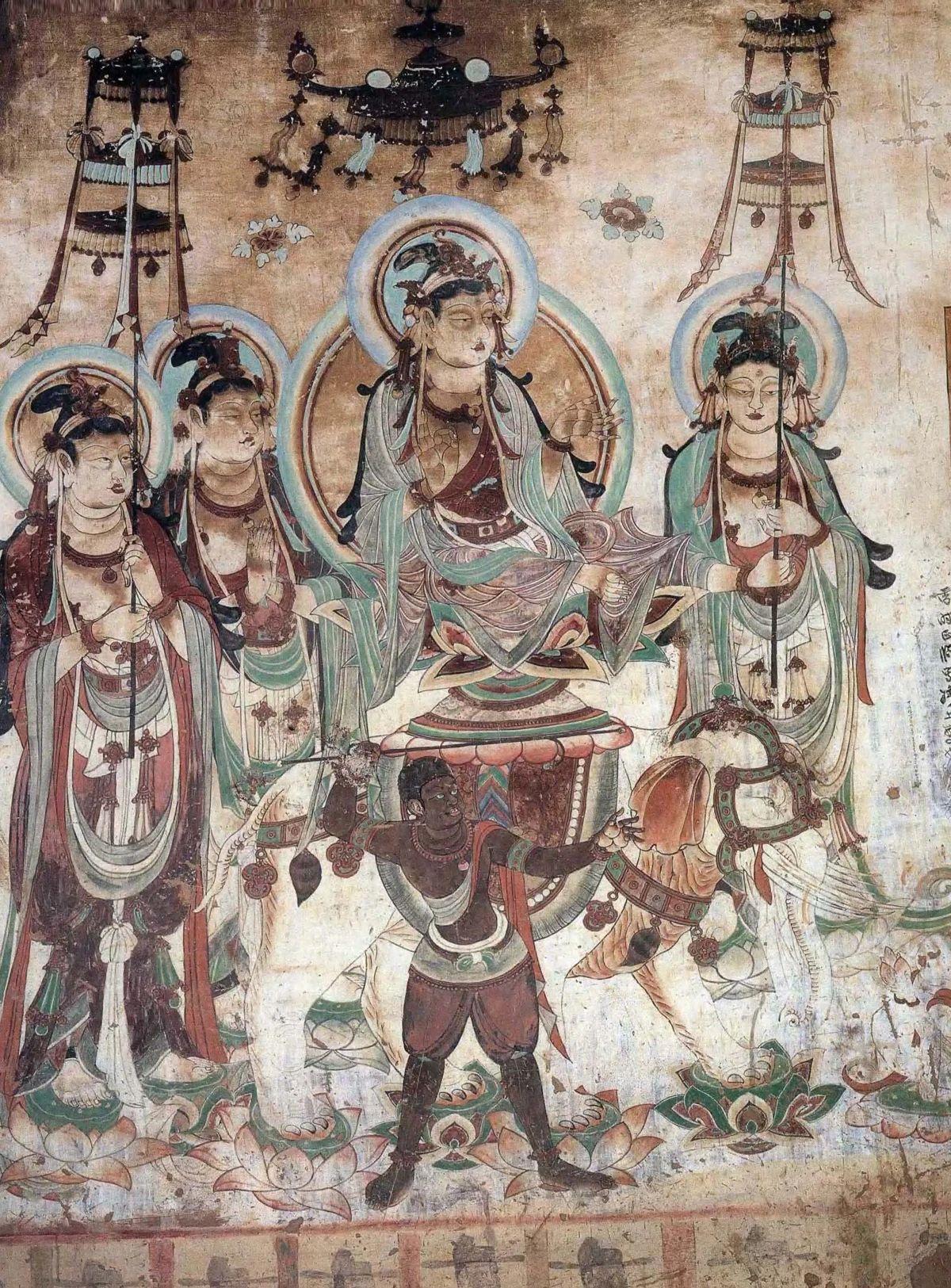 榆林窟第19窟图片讲解,榆林25窟为啥是榆林窟