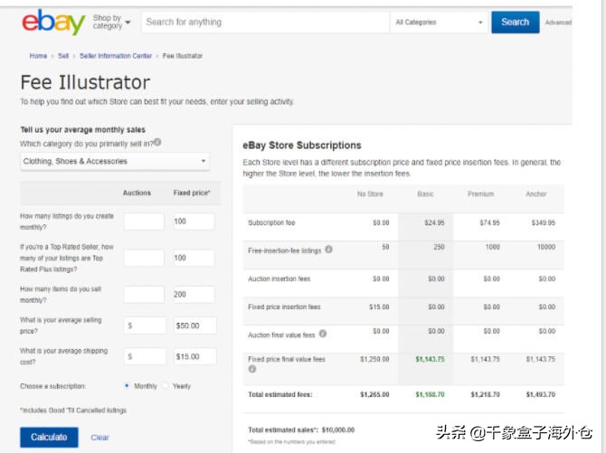 ebay跨境税费怎么算,ebay跨境电商必备知识