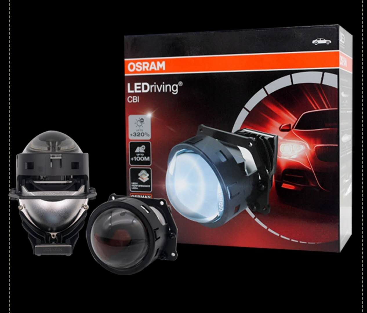 欧司朗clcled双光透镜流明测试,超视界e30led与欧司朗clc哪个好