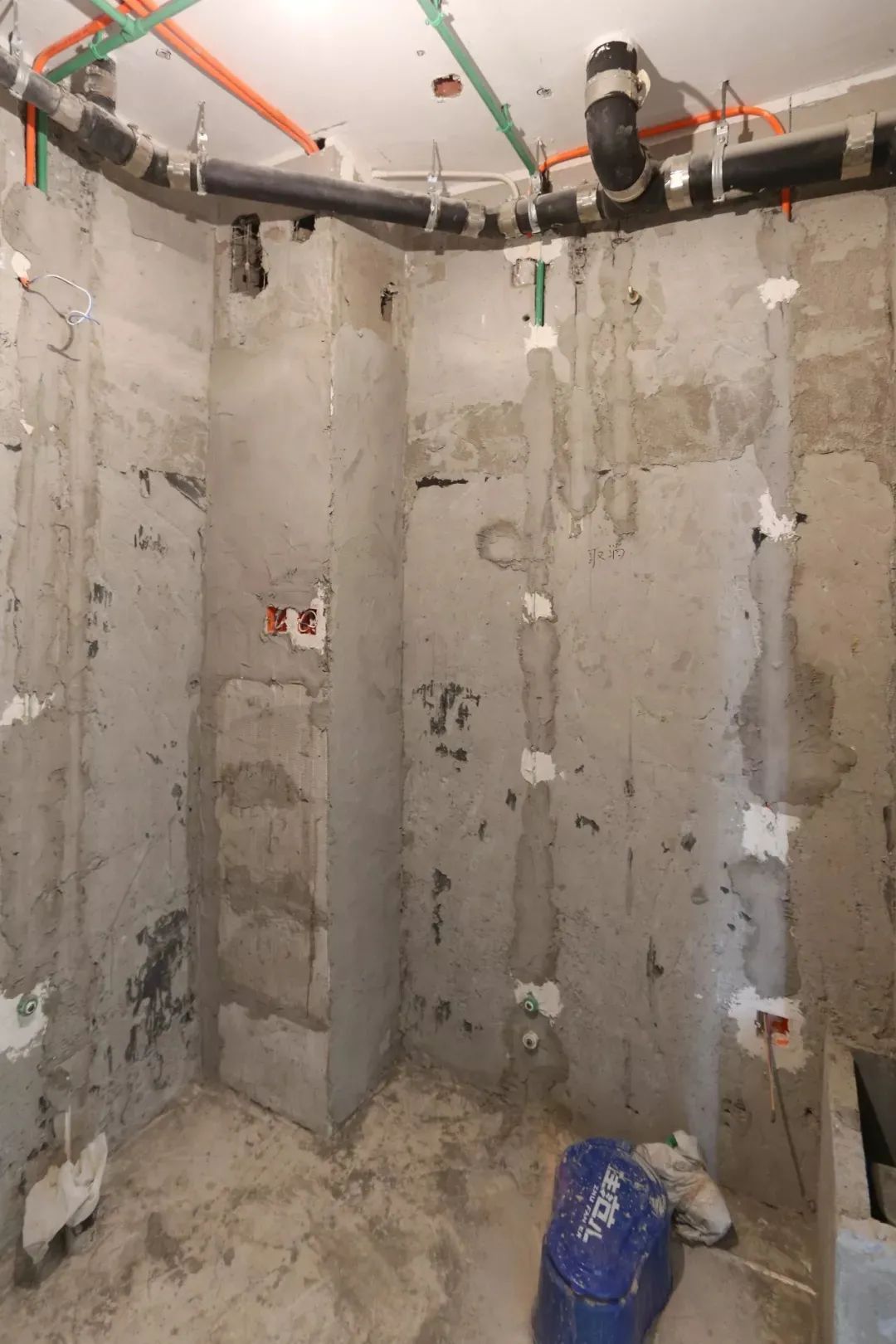 最简易的干湿分离淋浴间,淋浴区干湿分离