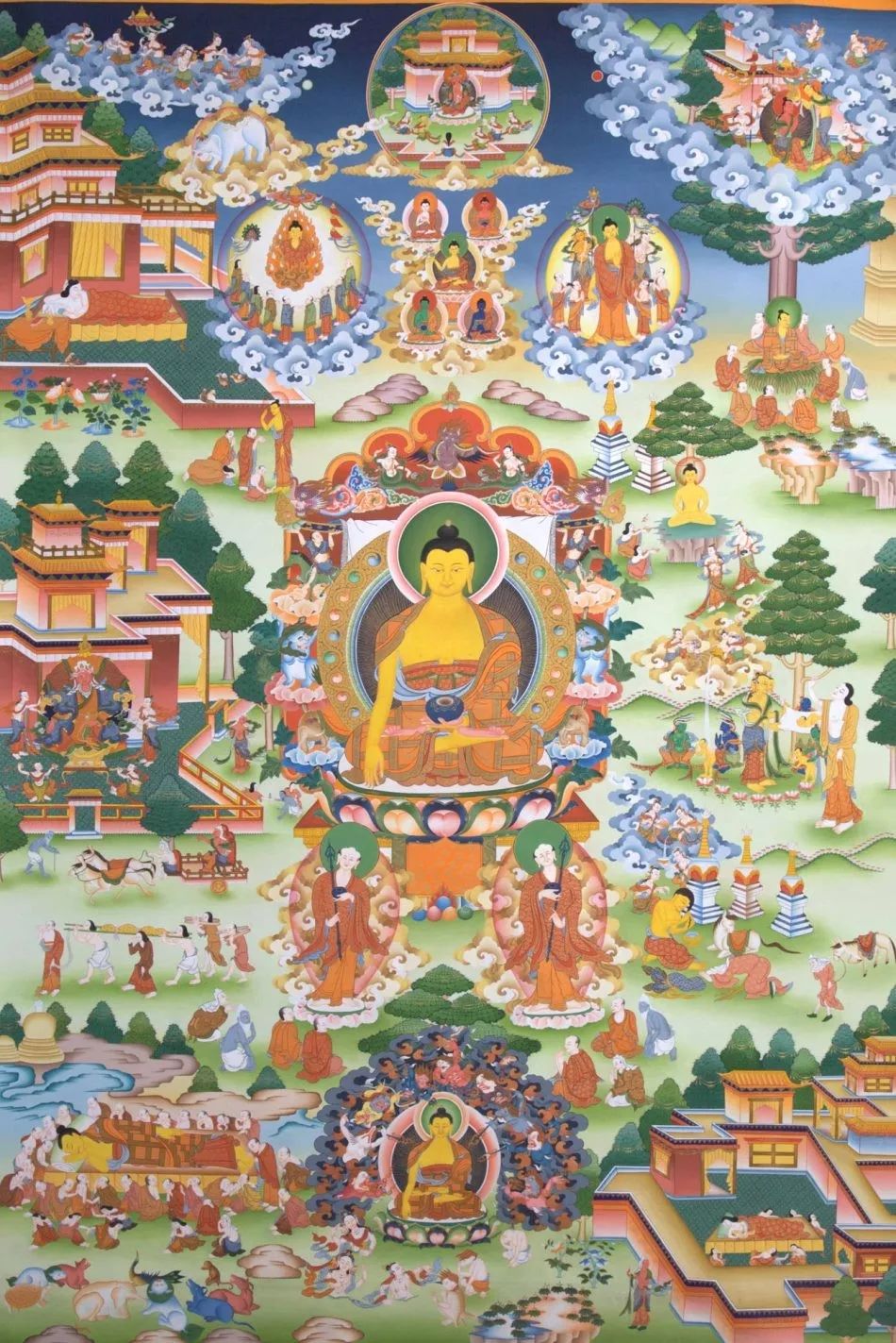 尼泊尔手绘唐卡和西藏唐卡区别,尼泊尔唐卡和藏区唐卡的价格