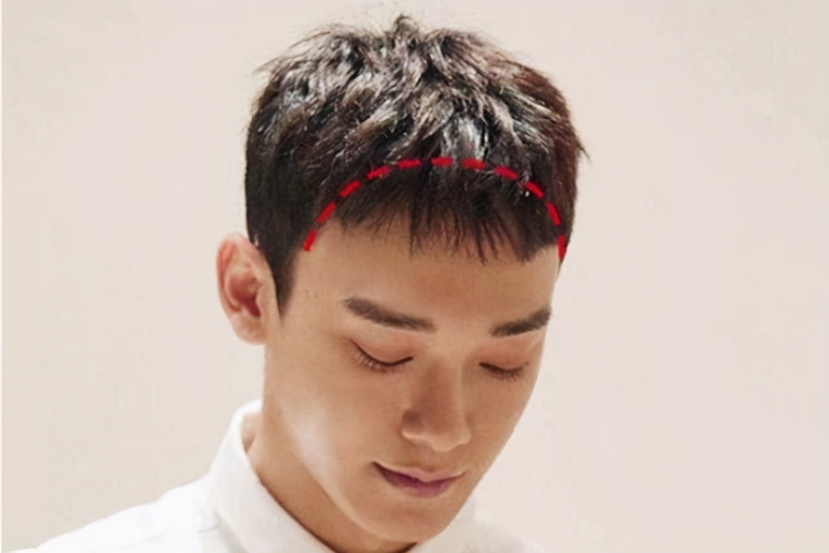 男生两边额角头发少适合什么发型,男生发量少发际线高适合什么发型