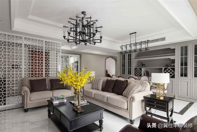 美式护墙板石膏线效果图,法式风格护墙板好还是石膏线好