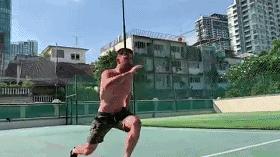 锤哥雷神身材,雷神锤哥露腹肌片段