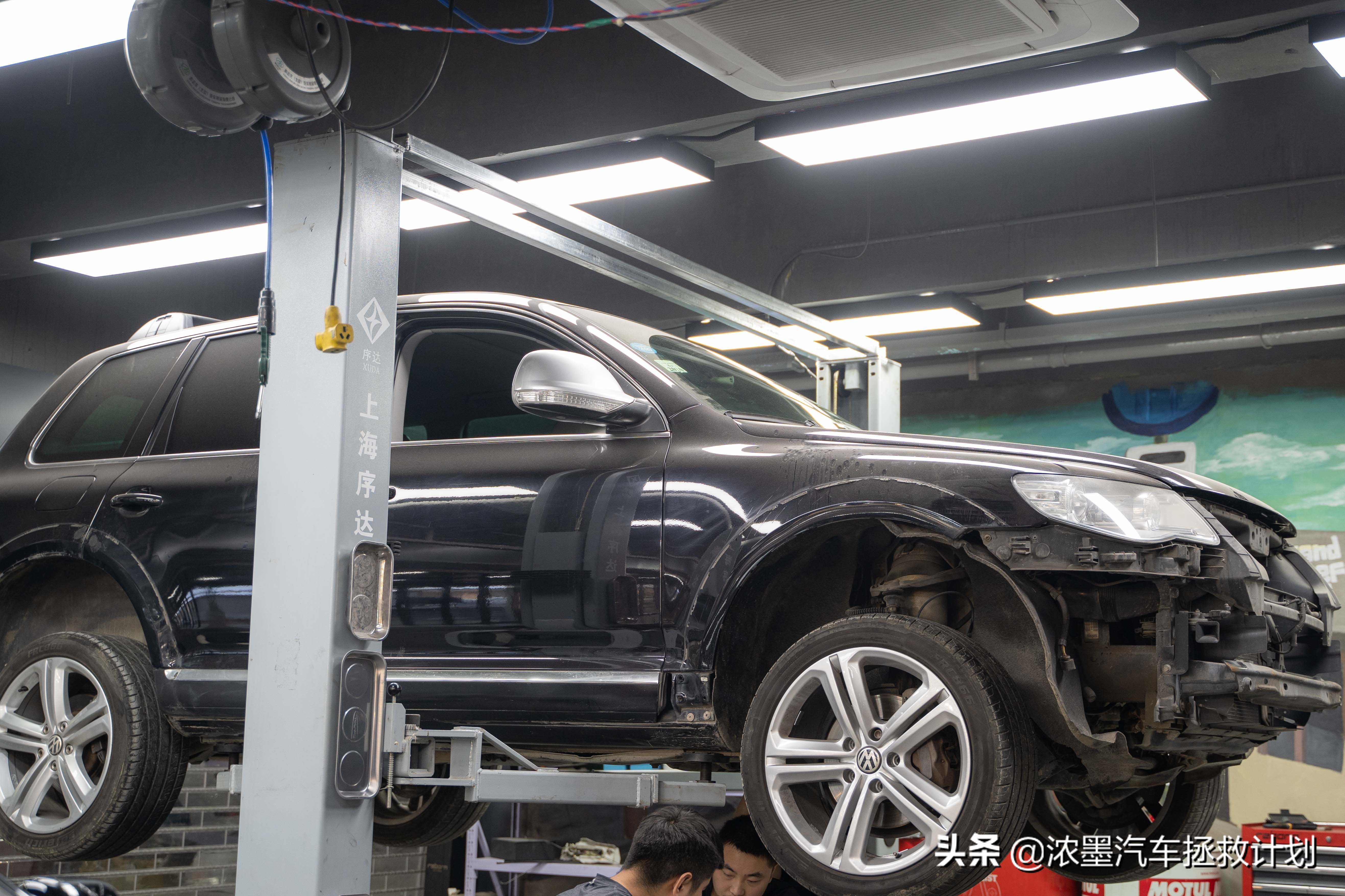 途锐改灯19款锋锐,途锐锋锐