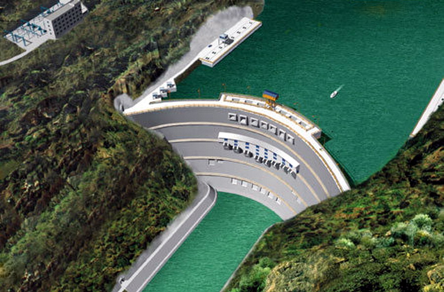 溪洛渡水电站近距离观看,传说中的金沙江溪洛渡水电站