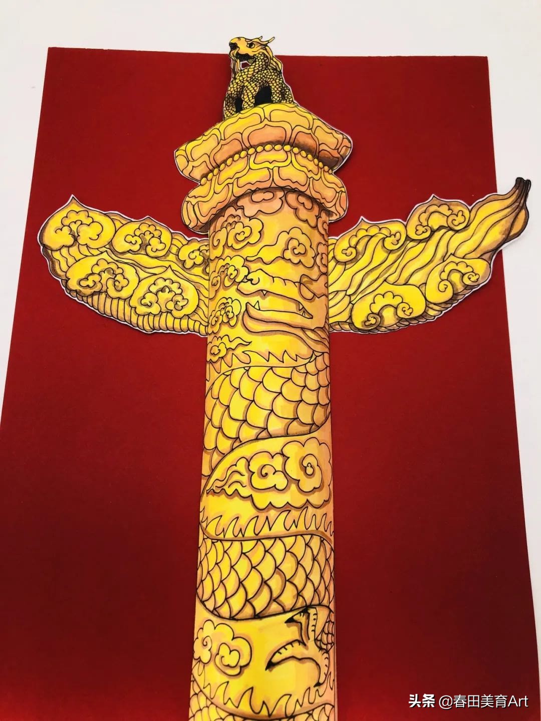 儿童创意美术课程6-8岁国庆,少儿美术国庆节主题