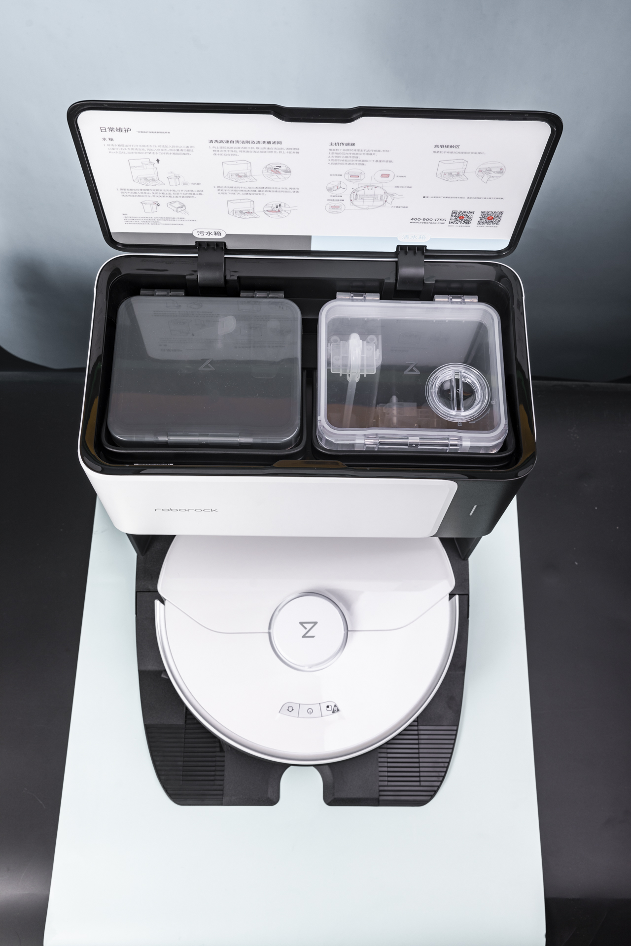 g10扫地机器人清洗,石头扫拖一体机器人g10s使用体验