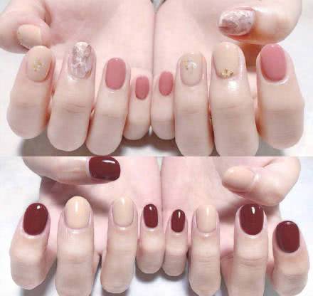 今年最流行的美甲颜色款式显白,什么色系显手白单色美甲款式图片