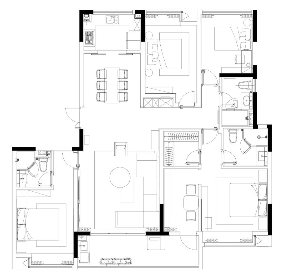 温柔不失高级的现代简约风住宅,住宅的现代简约主义风格
