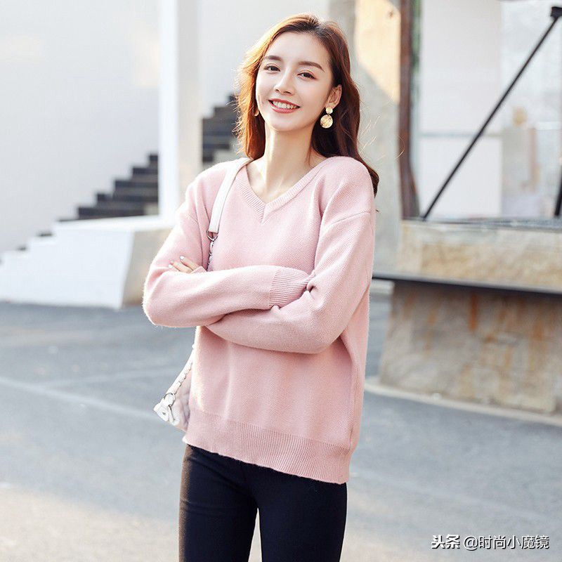 70至80岁女装外套半高领打底衫,洋气百搭打底衫两件装