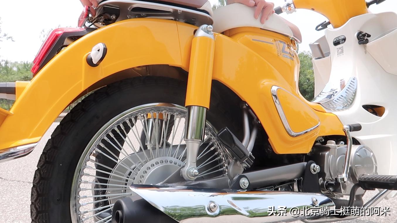 宗申幼兽新款110多少钱,新款复古幼兽弯梁110摩托车价格