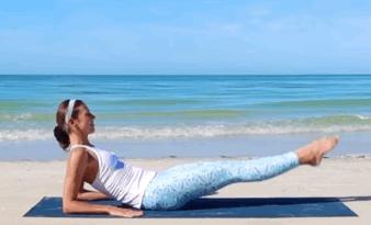 改善腰椎和肩颈的瑜伽动作,既能减肚子又能锻炼腰椎的瑜伽