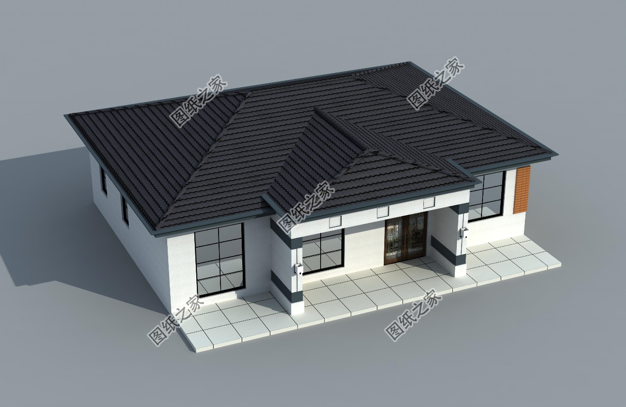 长15米宽10米房屋设计图平房,15米宽10米深一层平房