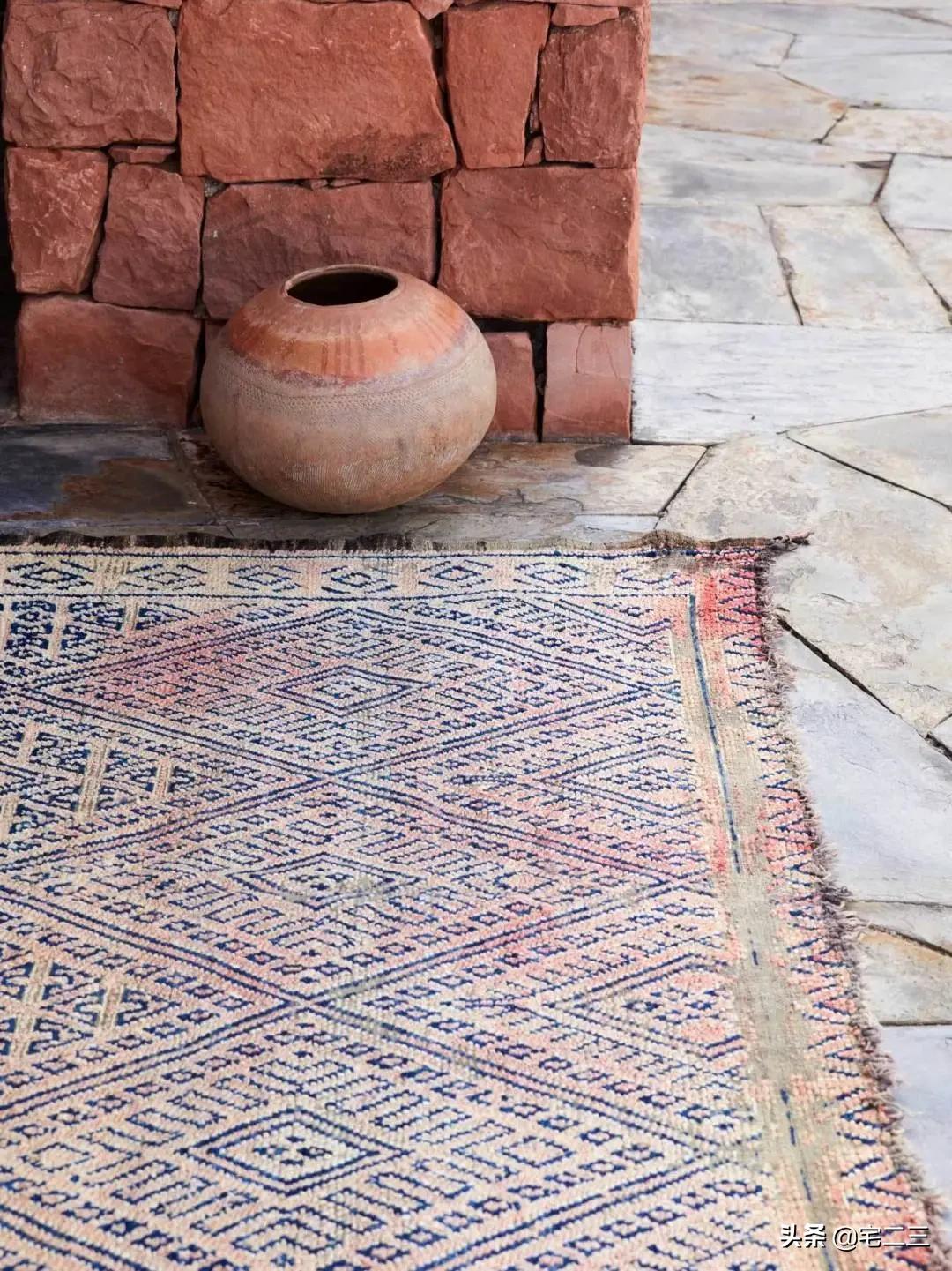 房间地毯推荐博主,国外博主的家地毯