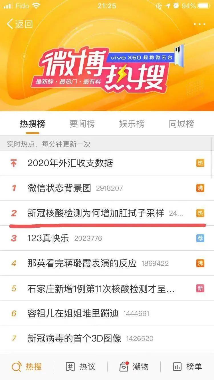 华人回国“肛拭子”检测：被捅2次每次10秒，虽然尴尬但理解