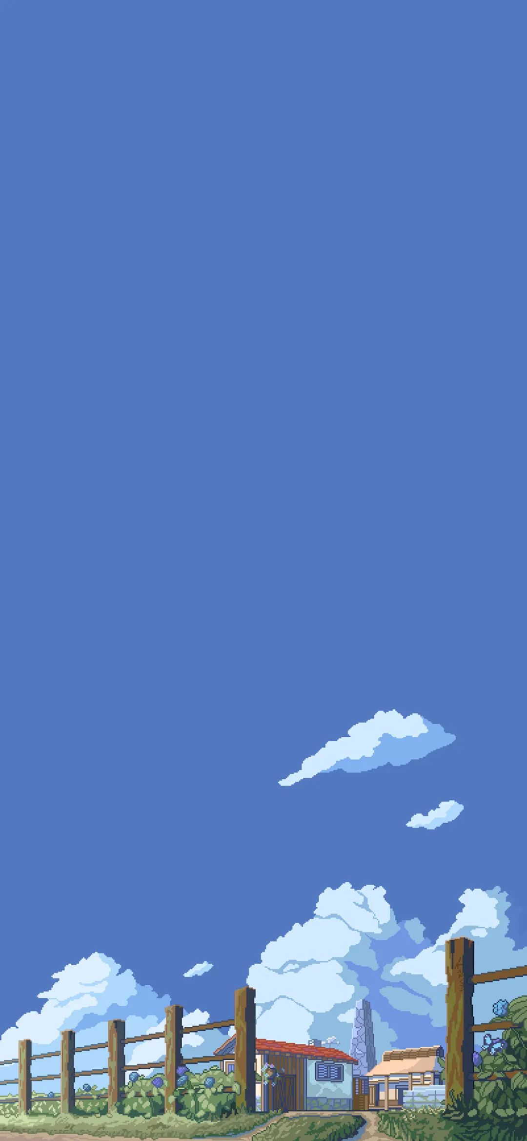 唯美像素风风景插画壁纸,像素风壁纸