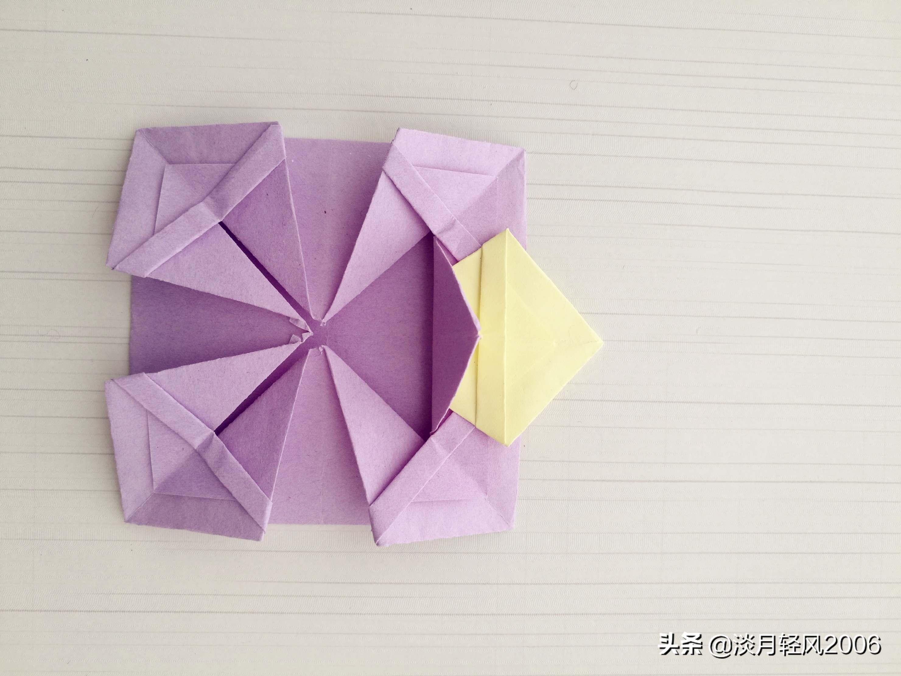 手工DIY制作花篮,简单折少女心的手工