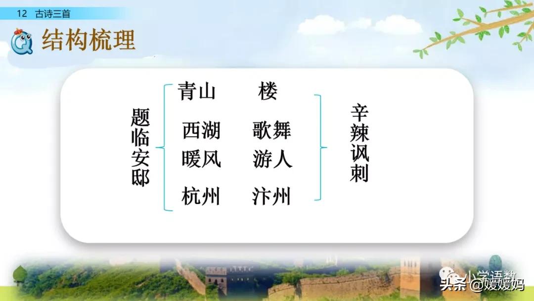 21课古诗三首五年级上册山居秋暝,古诗三首五年级上册12课课后题目