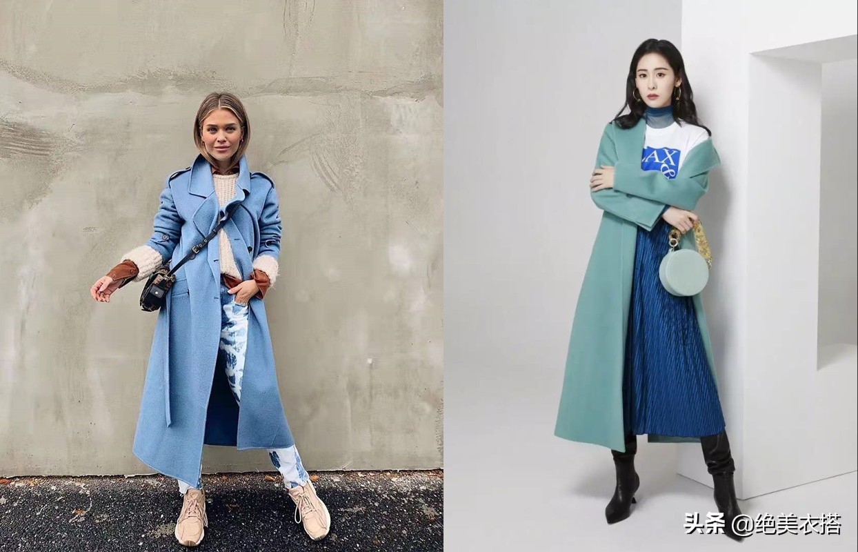 双面羊绒大衣极简轻奢风早秋穿搭,黑色羊绒大衣中长款外套穿搭