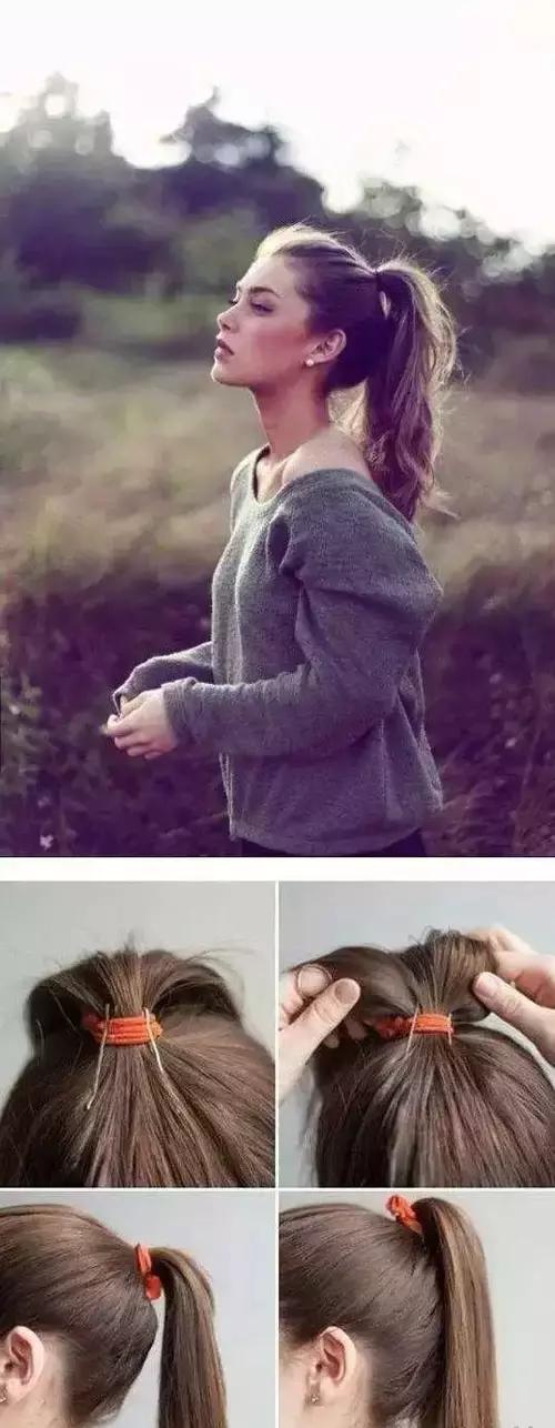 头发马尾辫扎法大全简单又好看,马尾辫头发扎法大全简单又好看