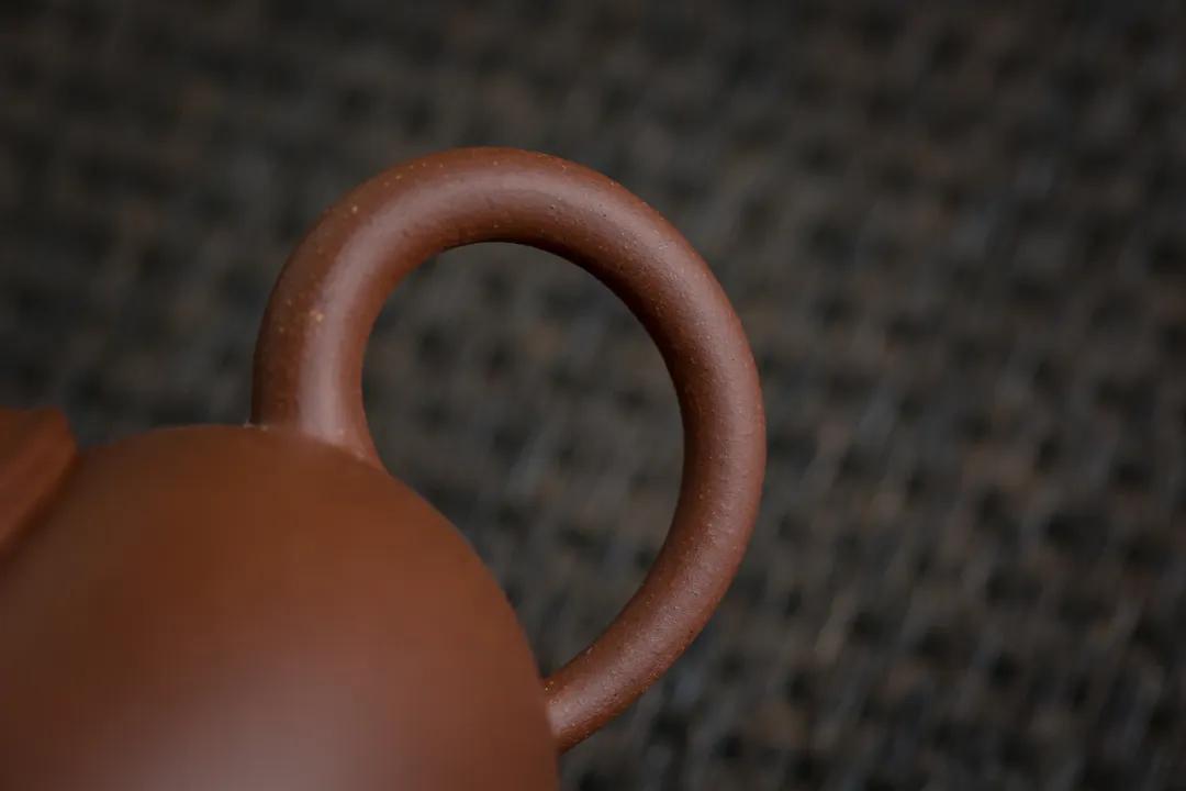 老紫泥薄胎水平壶|体态轻盈,轻若无物,经久不衰的泡茶利器