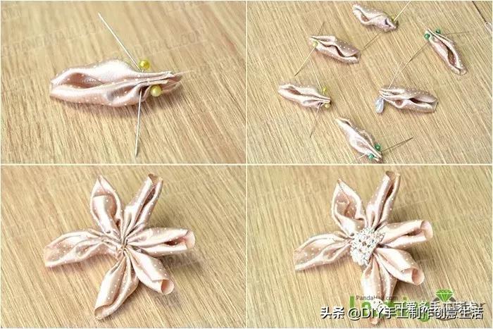 丝带做花带,做花带的教程