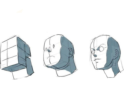 精品画教程,帅气的脸型怎么画