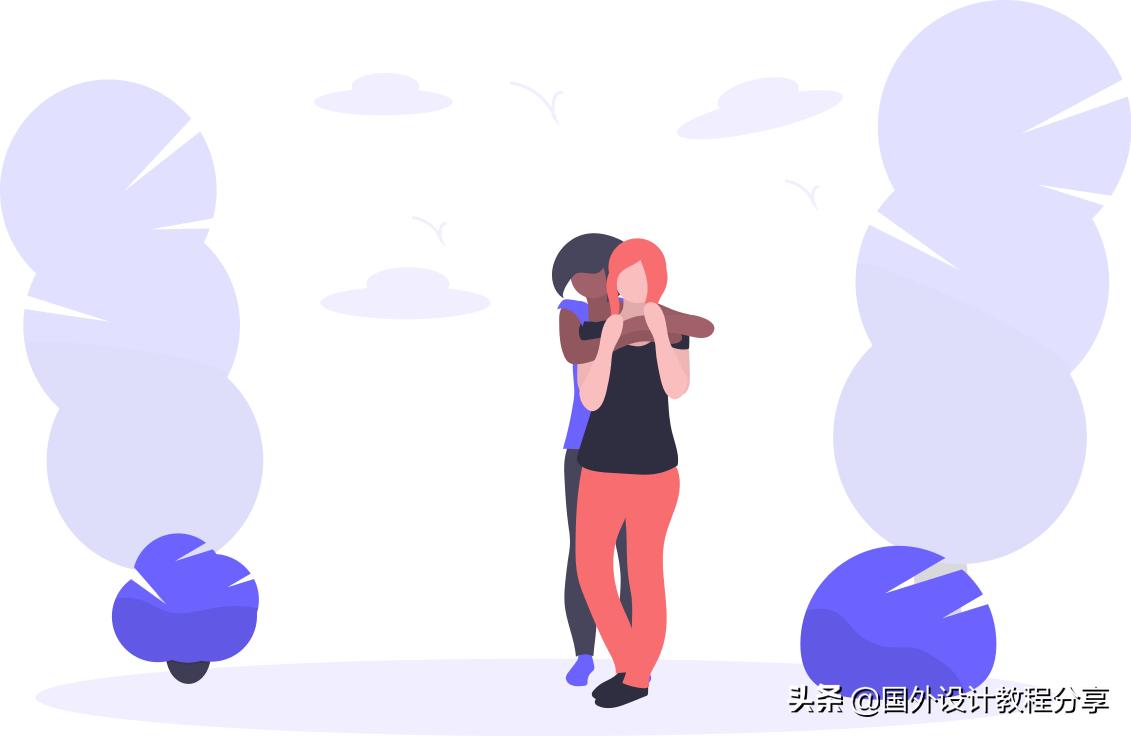 扁平矢量插画教程,矢量扁平插画怎么画