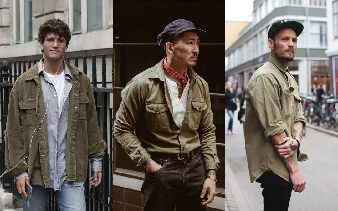 今年流行什么衬衫夹克,衬衫式夹克什么时候流行