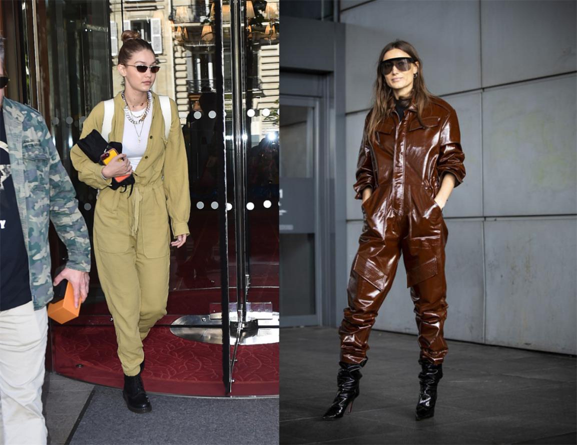 春秋款白色裤装工装裤,工装裤百搭工作裤装女