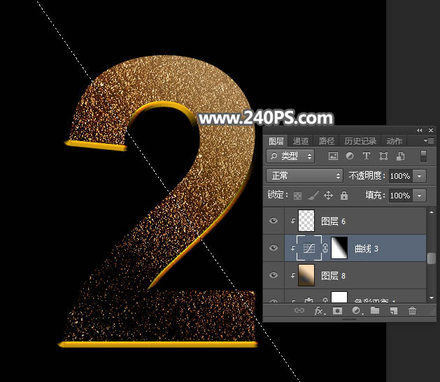 黄金字体设计教程ps,ps草书创意字体设计教程