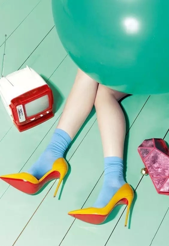 杨幂同款黑色过膝皮袜,杨幂过膝袜长筒袜秋冬款