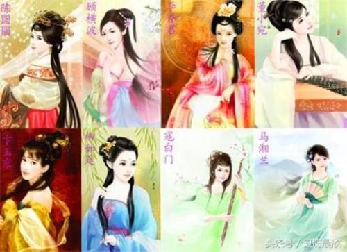 写给秦淮八艳的诗与词,秦淮八绝诗词与简介大全集