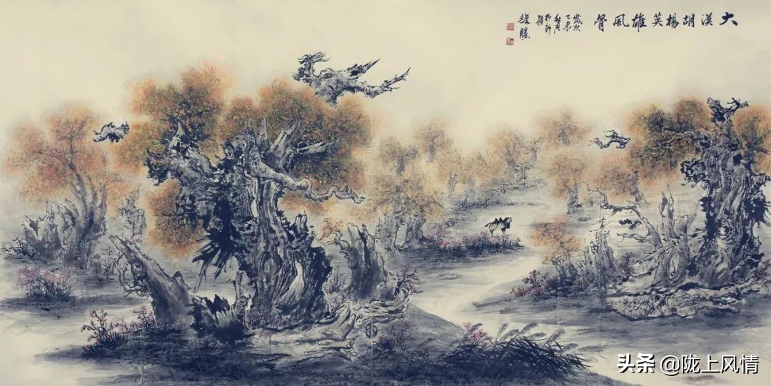 高山铸魂，苍根存气——军旅书画家雒胜奇记