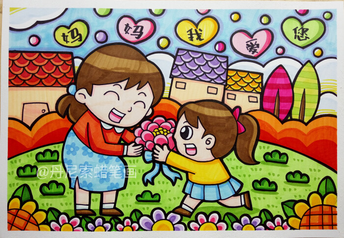 8-12岁儿童绘画范画,简单又好画的儿童画大全